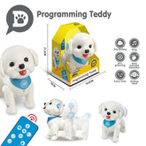 Hot Sale RC Singing Shaking Hand Robot Dog Toy Lovely Educational Voice Control Programming Electronic Plastic Stunt Toy Toys